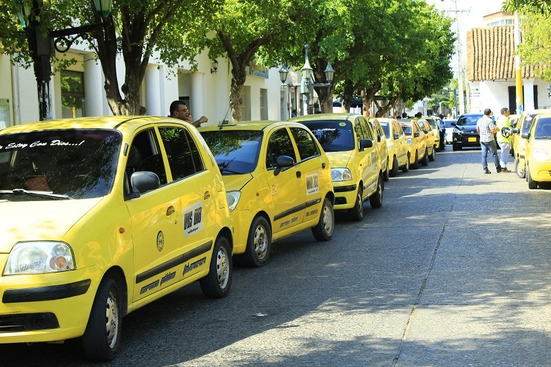 Foto de referencia taxis Valledupar