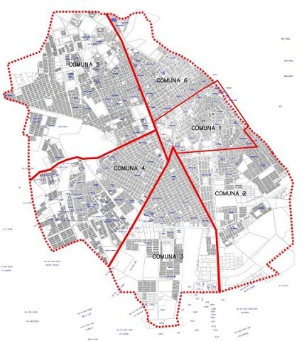 Geografía Comunas de Valledupar