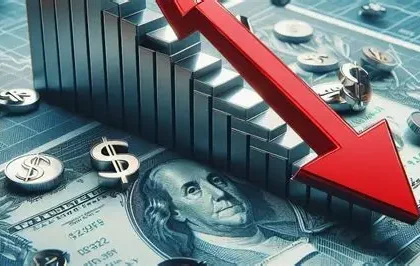disminución del dolar