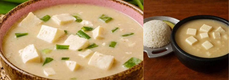 Plato de Mote de Queso.